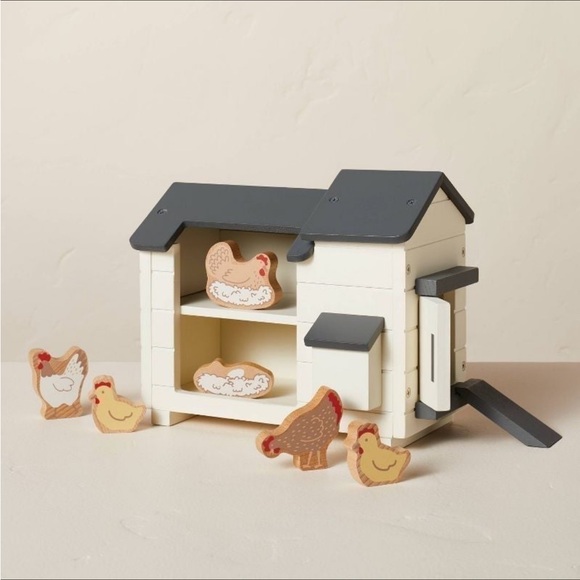 Toy Chicken Coop Set - 8pc - Hearth & Hand™ with Magnolia - Picture 1 of 3